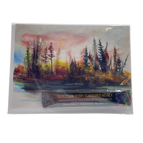 Wendy Fox Art - Sweet Greeting Cards (Card & Honey)