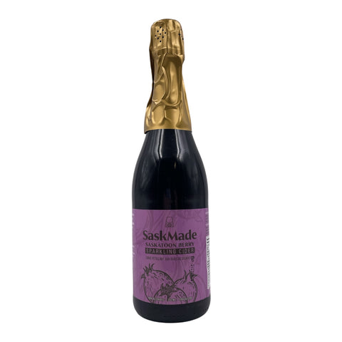 SaskMade - Saskatoon Berry Sparkling Cider (750 mL)