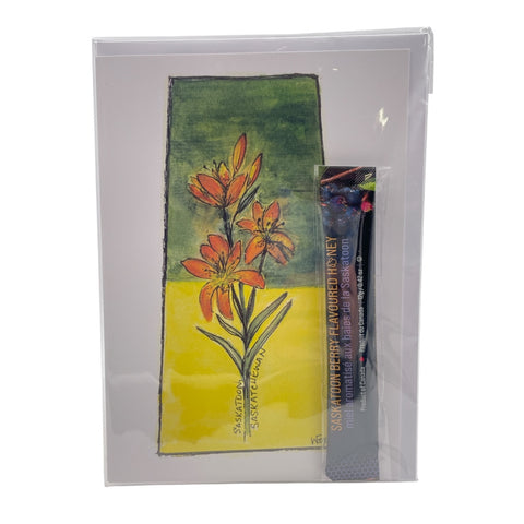 Wendy Fox Art - Sweet Greeting Cards (Card & Honey)