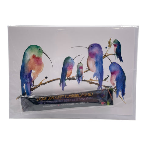 Wendy Fox Art - Sweet Greeting Cards (Card & Honey)