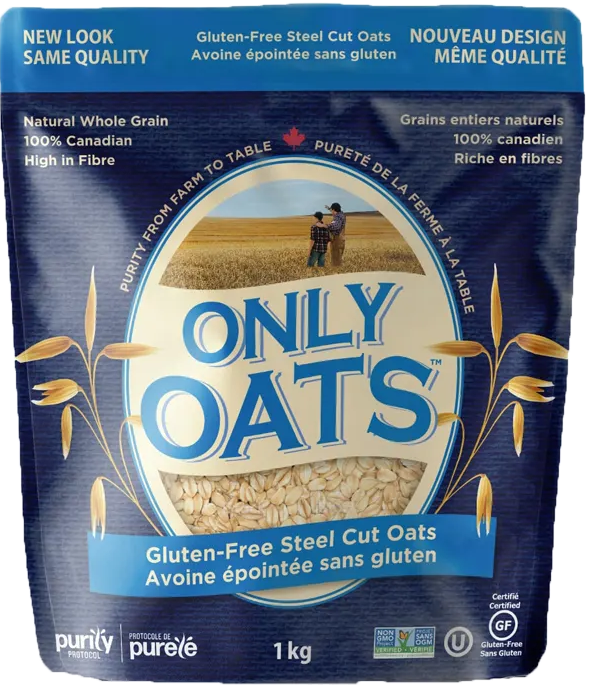 Only Oats - Gluten Free Steel Cut Oats (1kg) – SaskMade Only Oats - Gluten Free Steel Cut Oats (1kg) – SaskMade