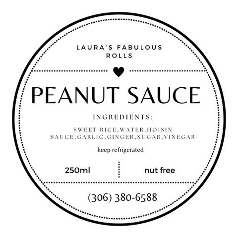 Laura's Fabulous Rolls - Peanut Sauce (250ml)