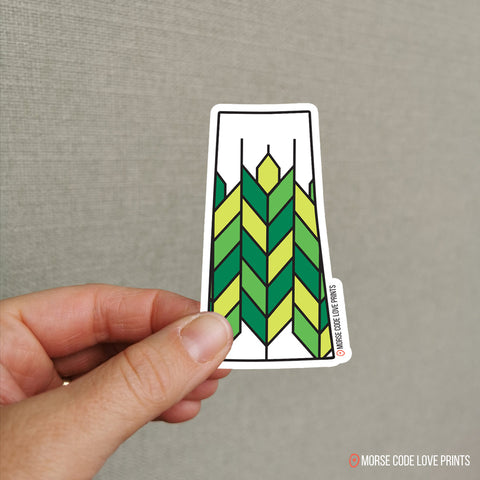 Morse Code Love Prints - Stickers