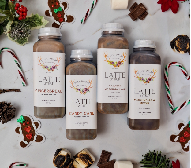 Oma's 'pantre - Eats & Sweets - Latte Syrup (Winter Flavours)