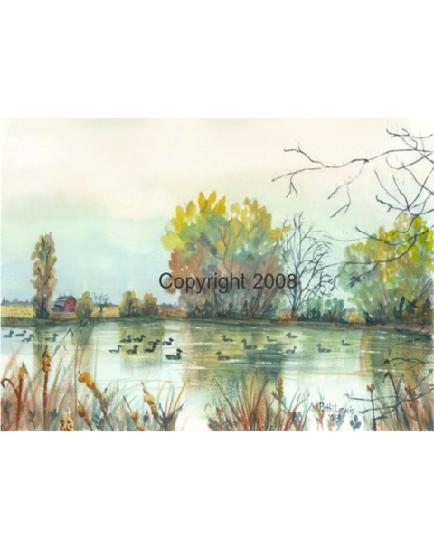 Patti Lewis Art - Framed Art Cards