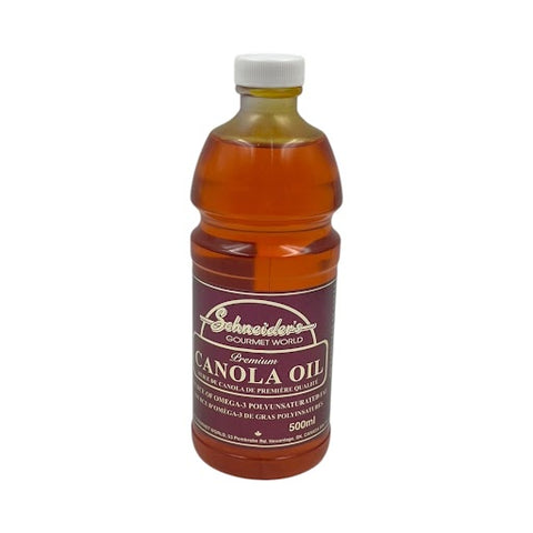 Schneider's Gourmet World - Premium Canola Oil with Omega 3 (500 mL)
