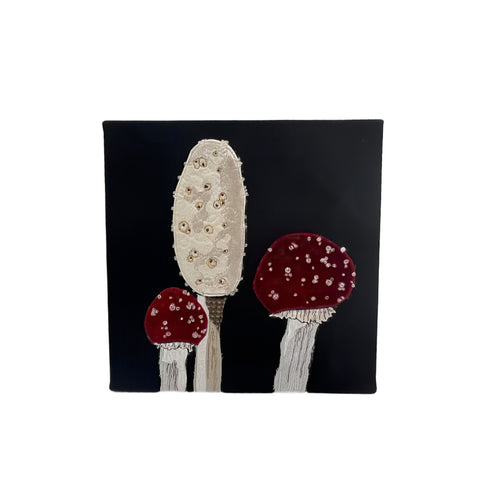South40 Designs - Mushroom Wall Hanging (10x10 Framed)