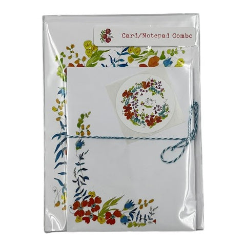 Gail Fast Joyful Art - Greeting Card & Notepad Combo