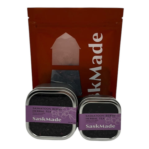SaskMade - Saskatoon Berry Herbal Tea (Loose)