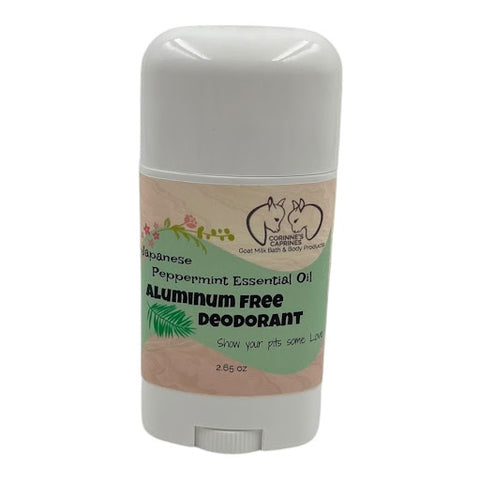Corinne's Caprines Goat Milk Bath & Body Products - Aluminum Free Deodorant