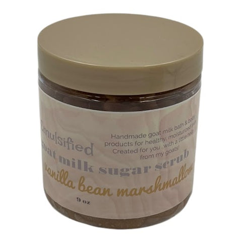 Corinne's Caprines Goat Milk Bath & Body Products - Emulsified Goat Milk Sugar Scrub