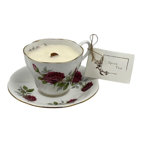 AlfalfaPastures Handcrafted - Tea Cup Candles