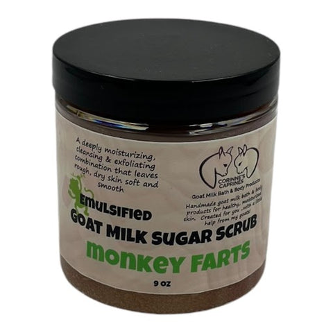 Corinne's Caprines Goat Milk Bath & Body Products - Emulsified Goat Milk Sugar Scrub
