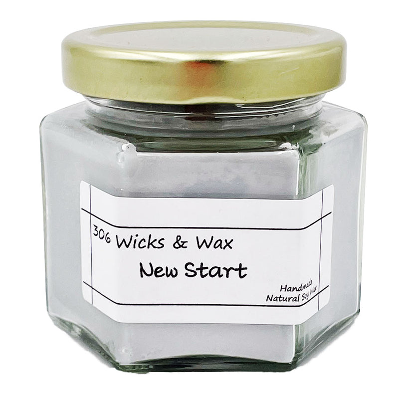 306 Wicks & Wax - Natural Soy Wax Candles: Glass Jar