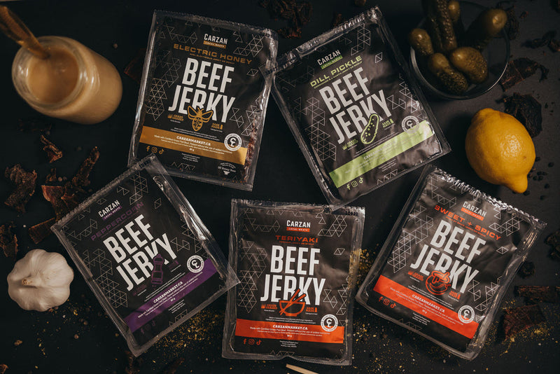 Carzan Local Meats - Grass Fed Beef Jerky (All 5 Flavours)