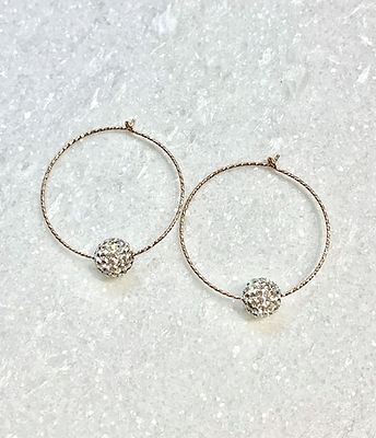 K&B Jewelry- Hoop Earrings (Rose Gold)