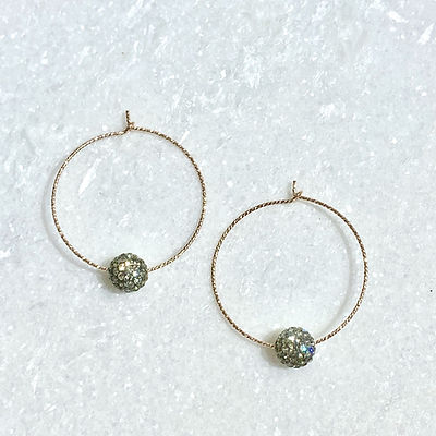 K&B Jewelry- Hoop Earrings (Rose Gold)
