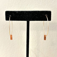 K&B Jewelry- Hoop Earrings (Rose Gold)