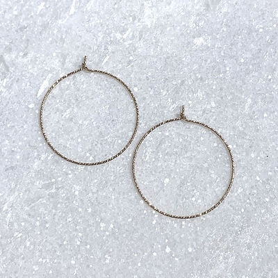 K&B Jewelry- Hoop Earrings (Gold Finish)