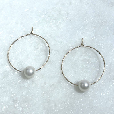 K&B Jewelry- Hoop Earrings (Gold Finish)