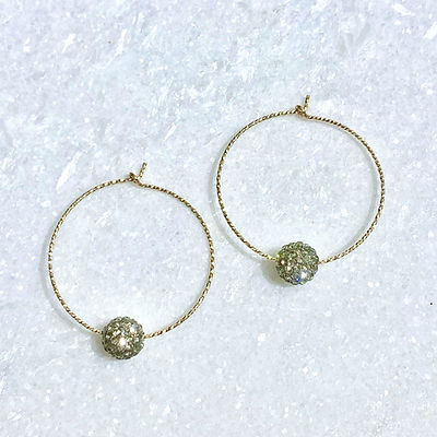 K&B Jewelry- Hoop Earrings (Gold Finish)