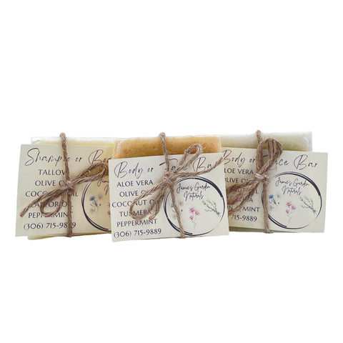 Jamie's Garden Natural's - Soap & Shampoo Bars