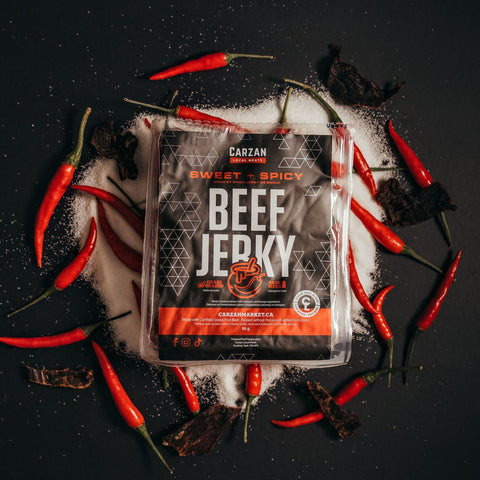 Carzan Local Meats - Grass Fed Beef Jerky Bags (75g)