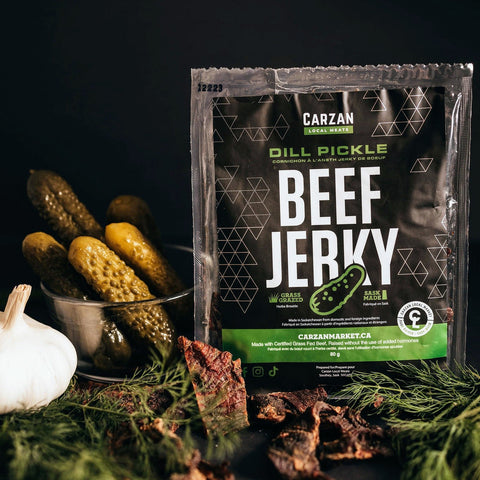 Carzan Local Meats - Grass Fed Beef Jerky Bags (75g)
