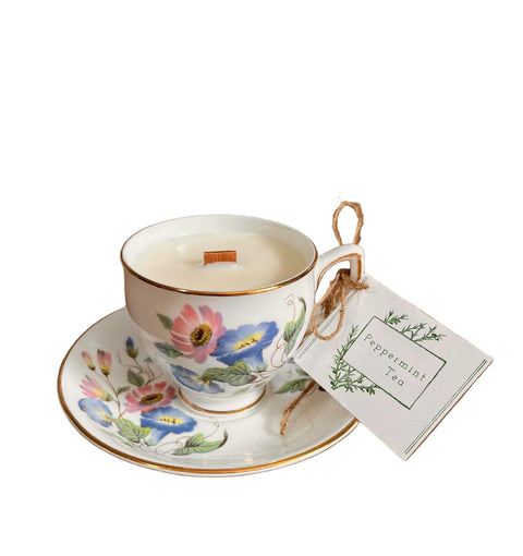 AlfalfaPastures Handcrafted -  Tea Cup Candles