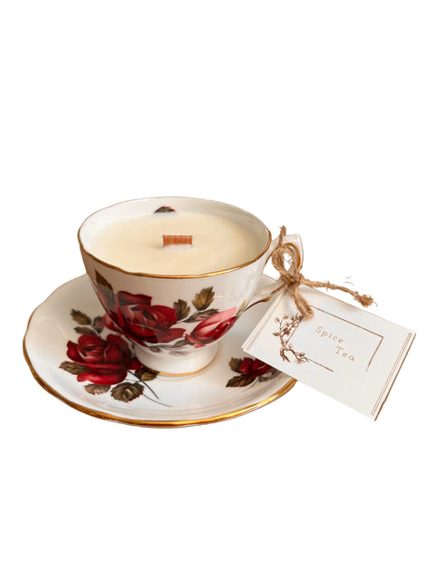 AlfalfaPastures Handcrafted -  Tea Cup Candles