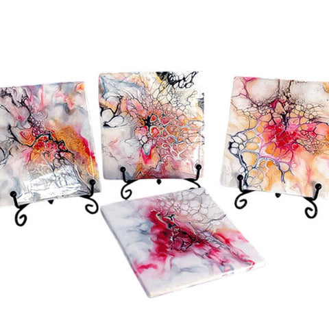 Arts and Crafts by Zofia - Ceramic Coaster Set