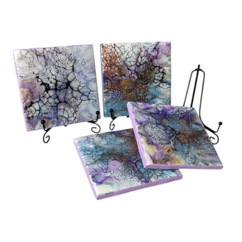 Arts and Crafts by Zofia - Ceramic Coaster Set