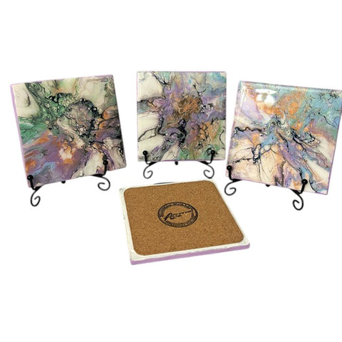 Arts and Crafts by Zofia - Ceramic Coaster Set