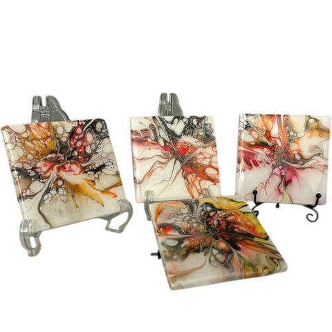 Arts and Crafts by Zofia - Ceramic Coaster Set