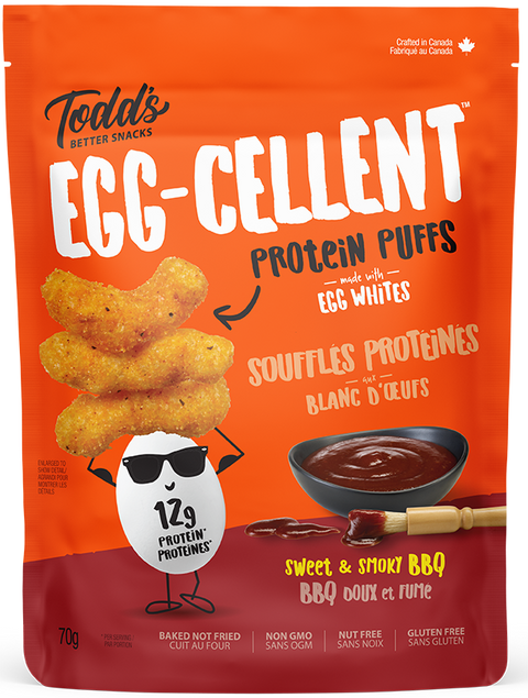 Todd's Better Snacks - Egg & Lentil Protein Puffs