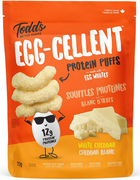 Todd's Better Snacks - Egg & Lentil Protein Puffs