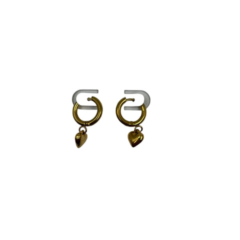 Foster Jewelry - Heart Huggies Earrings
