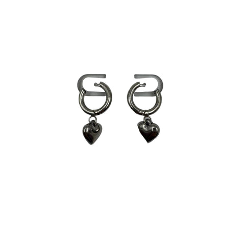 Foster Jewelry - Heart Huggies Earrings