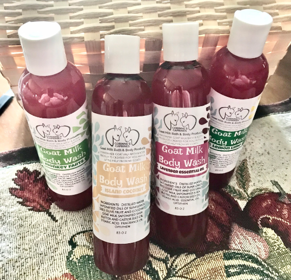 Corrine's Caprines Goat Milk Bath & Body Products - Body Wash