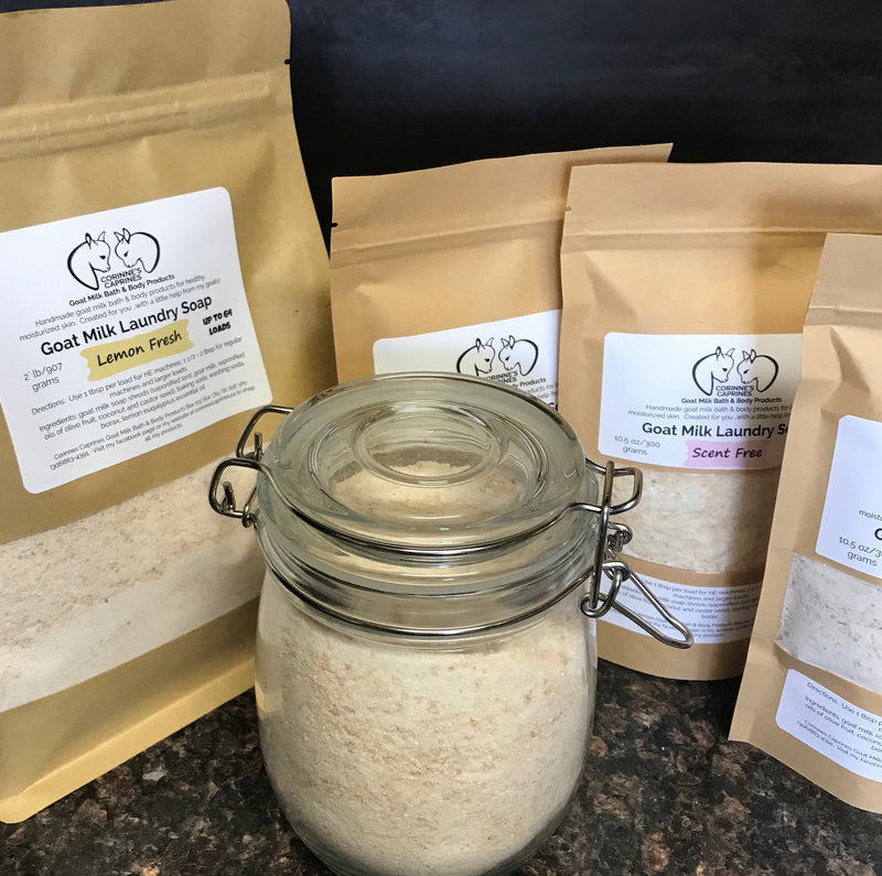 Corrine's Caprines Goat Milk Bath & Body Products - Laundry
