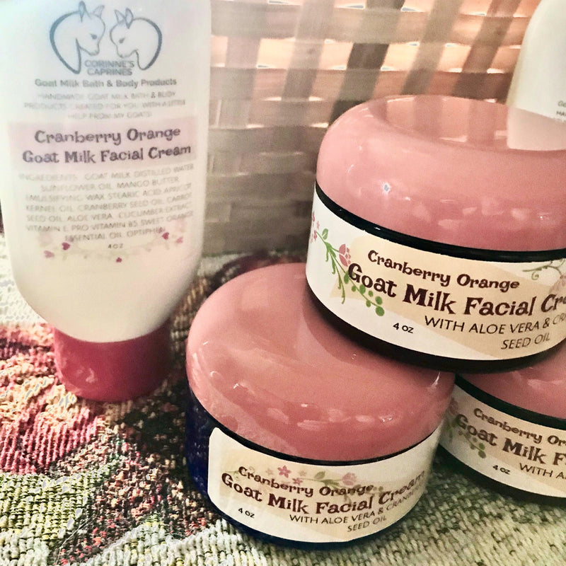 Corrine's Caprines Goat Milk Bath & Body Products - Facial Cream
