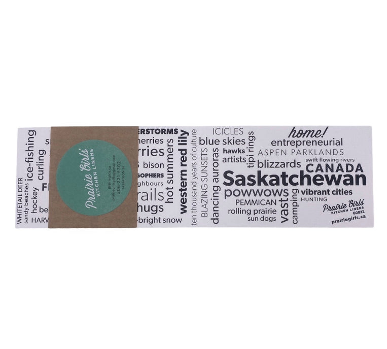 Prairie Girls' Kitchen Linens - Saskatchewan Bookmarks