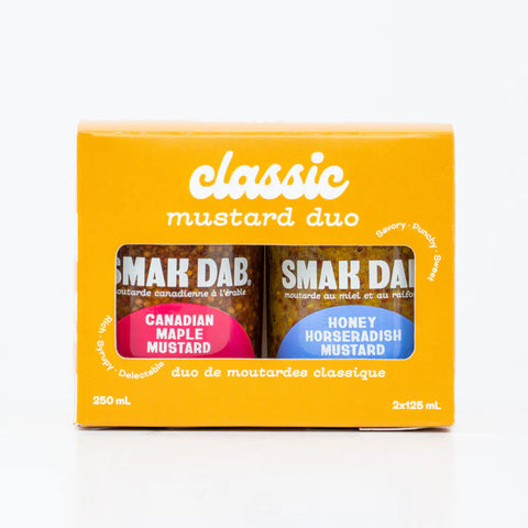 Smak Dab - Gourmet Mustard Pack (2x125ml)