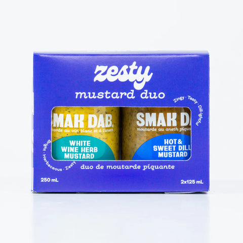 Smak Dab - Gourmet Mustard Pack (2x125ml)