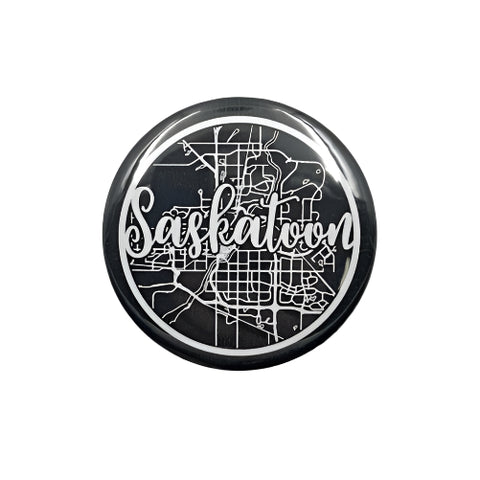 Red Door Craftworks - Saskatoon Map Magnet