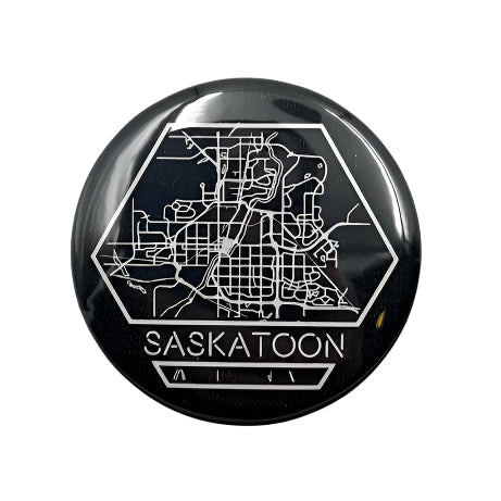 Red Door Craftworks - Saskatoon Map Magnet