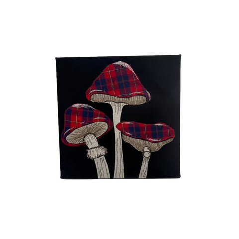 South40 Designs - Mushroom Wall Hanging (10x10 Framed)