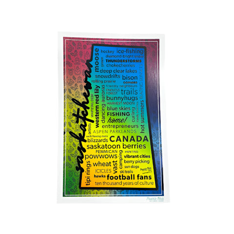 Prairie Girls' Kitchen Linens - Saskatchewan Stickers
