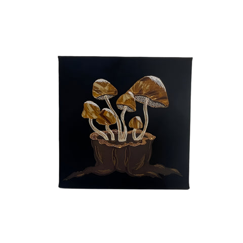 South40 Designs - Mushroom Wall Hanging (10x10 Framed)