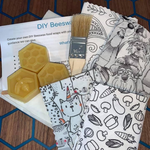 Tu-Bees Gourmet Honey - Colour Me Beeswax Wrap Kits